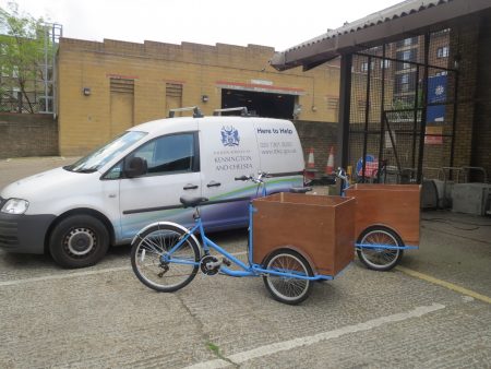 Fleet of delta cargo trikes