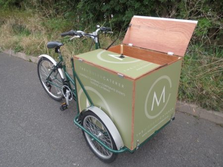 Cafe food delivery bike