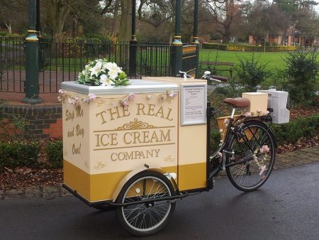 Ice cream trike hire for weddings